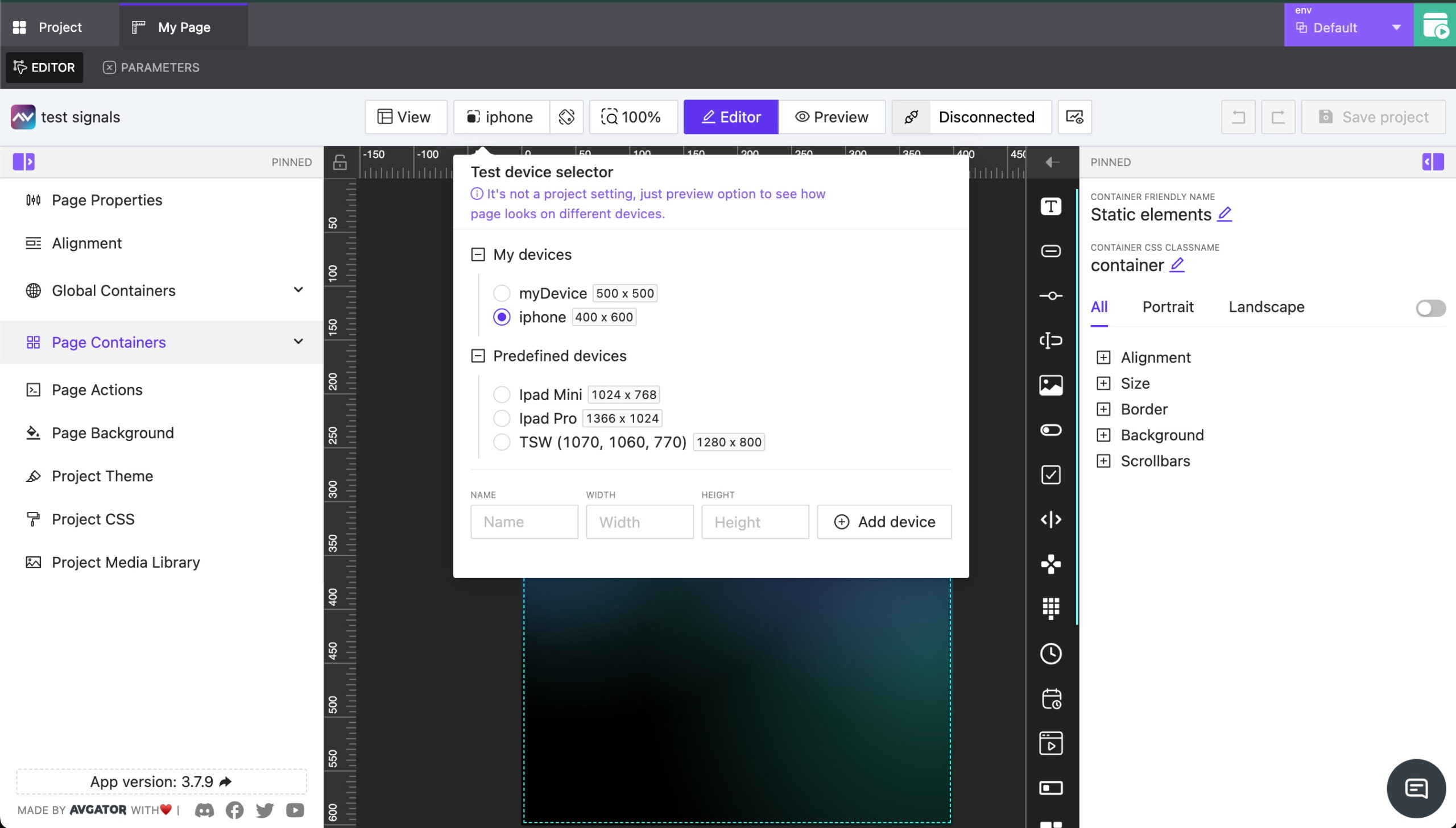 Dynamic Pages & Responsive Layouts