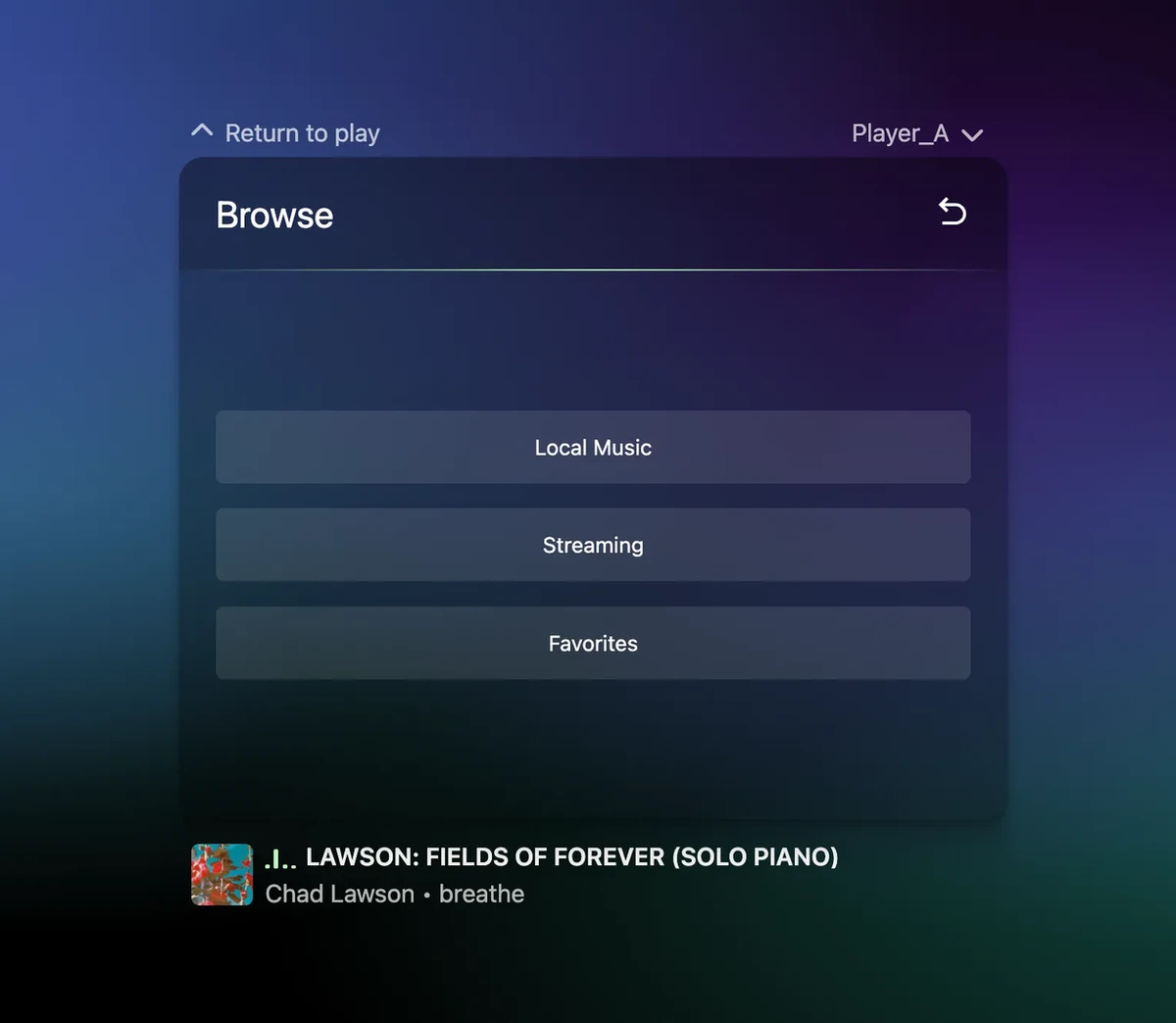 Browsing Feature within the Autonomic Premium Widget in AVStudio HTML5 GUI Editor for Crestron and Control System GUIs