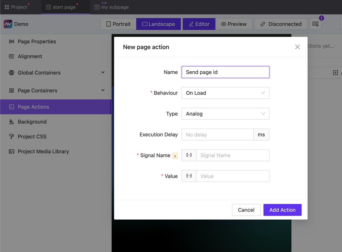 Actions updates: OnChange, Page Actions, new properties